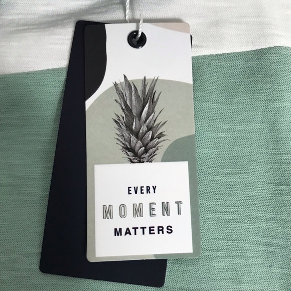 NWT Cactus Boys Green & White Striped T-Shirt - Picture 3 of 9